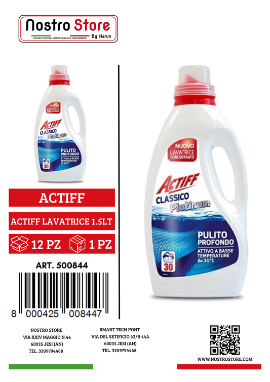 ACTIFF LAVATRICE CLASSICO PLATINUM 30 LAV 1,5LT