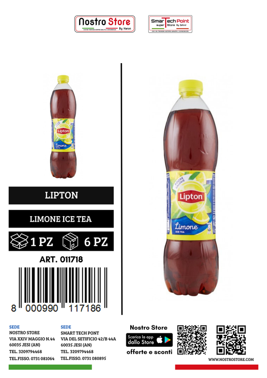 LIPTON ICE TEA LIMONE 1500 ML PET IT
