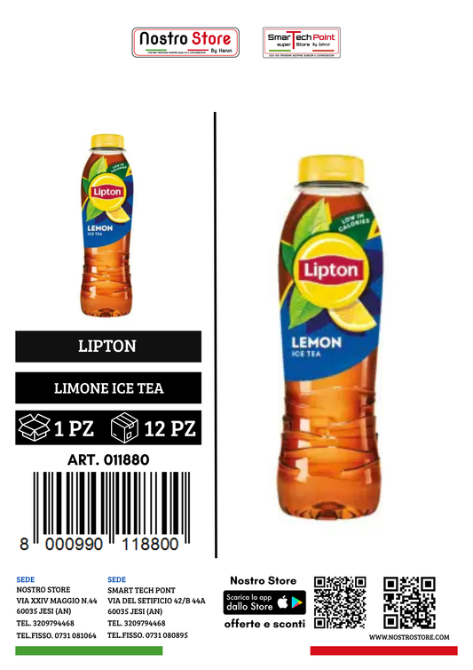 LIPTON ICE TEA LIMONE 500 ML PET IT