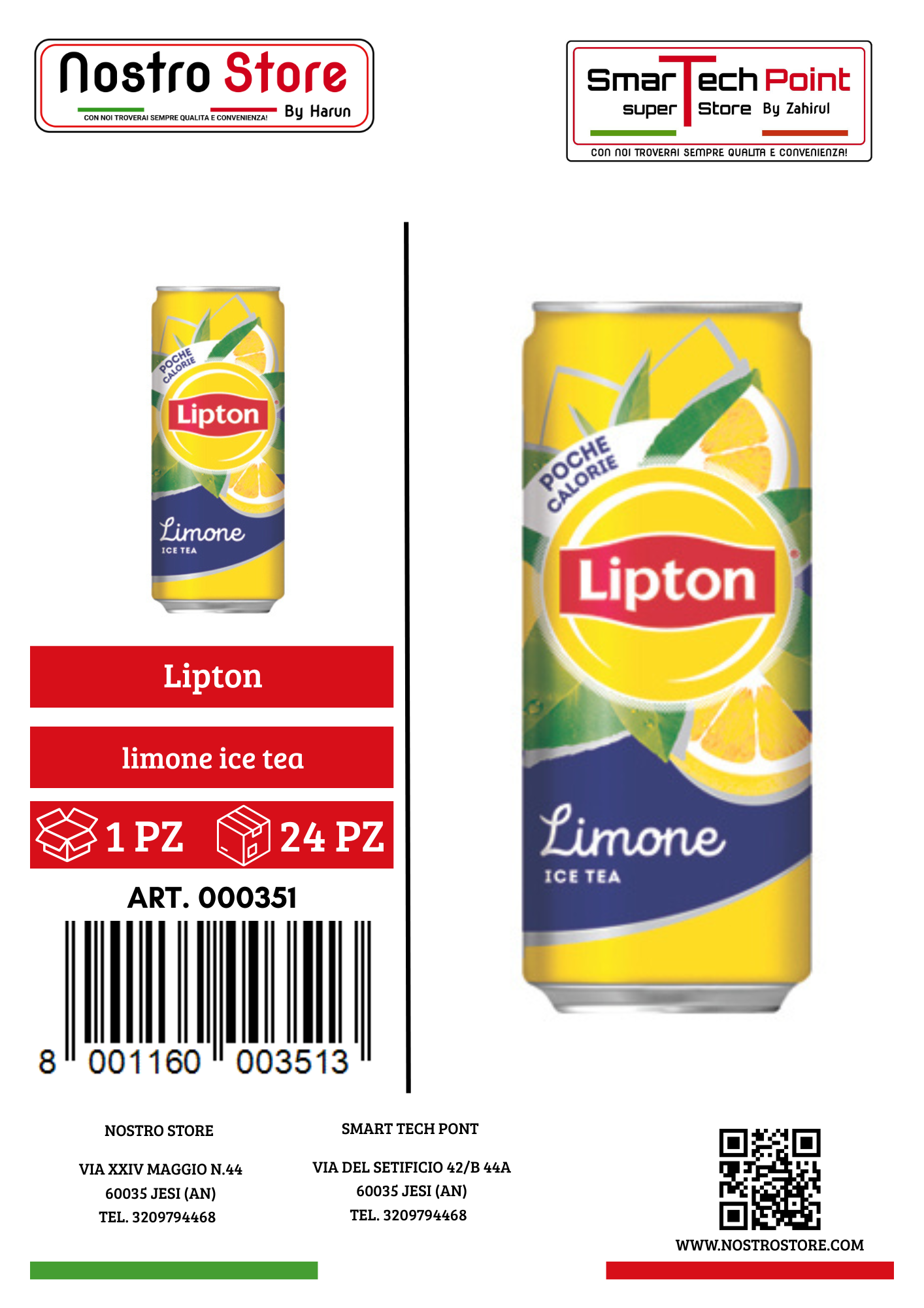 TE LIPTON LIMONE 33CL LATTINA