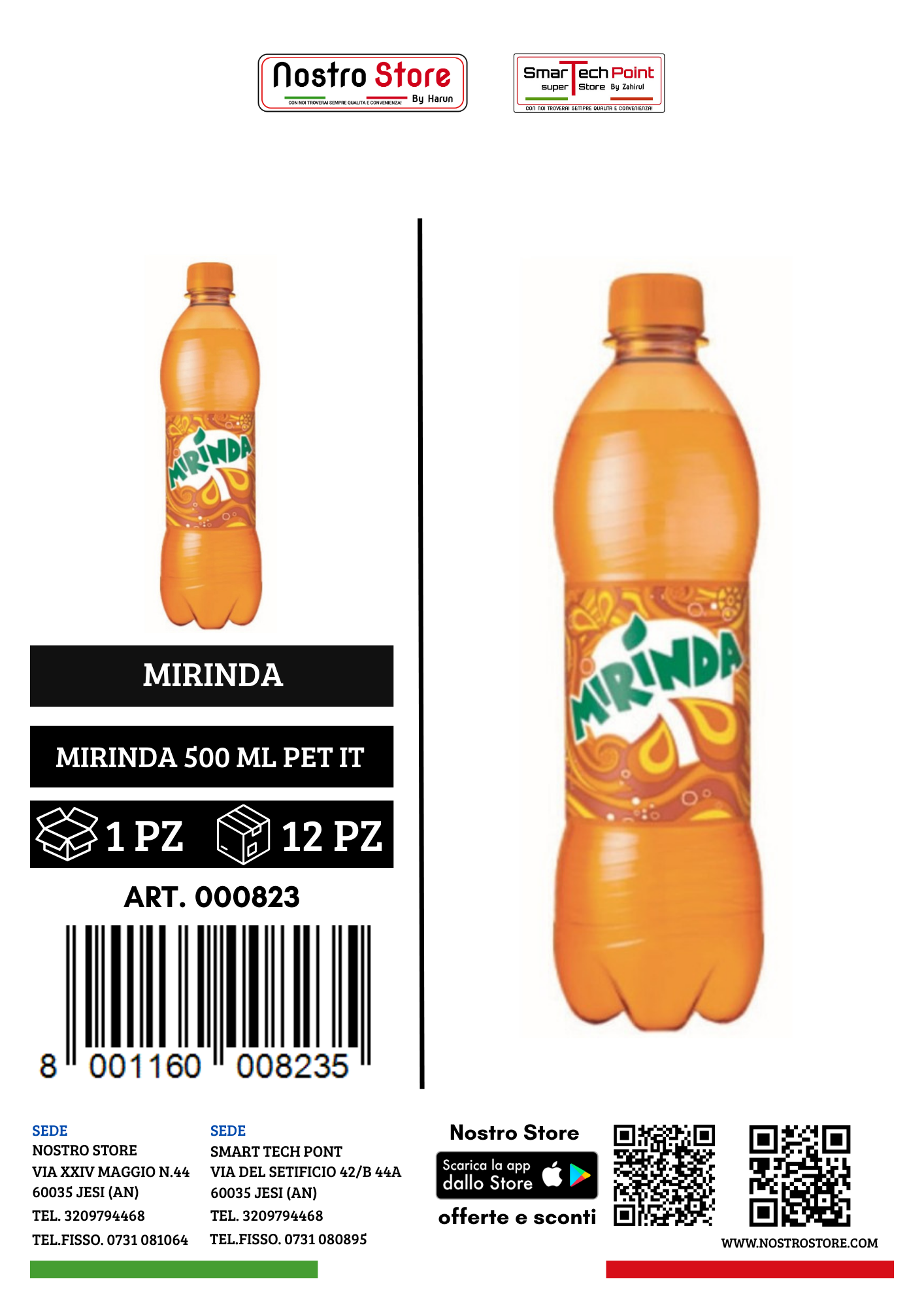 MIRINDA 500 ML PET IT