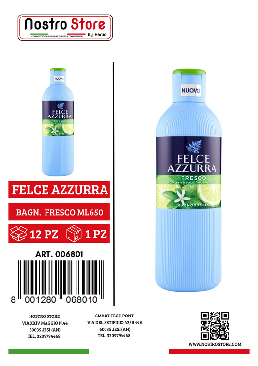 FELCE AZZURRA BAGNOSCHIUMA FRESCO ML650