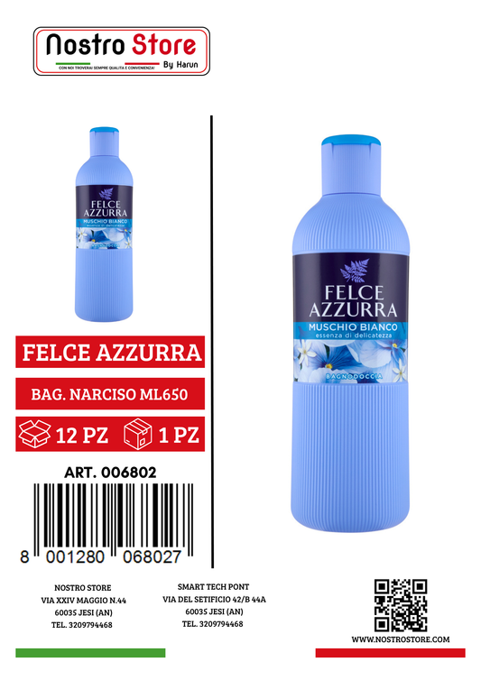FELCE AZZURRA BAGNOSCHIUMA NARCISO ML650