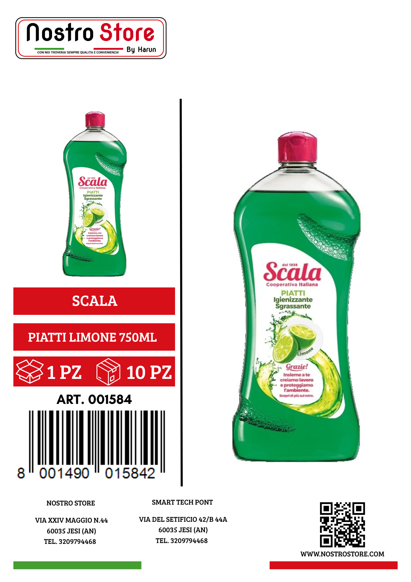 SCALA PIATTI LIMONE 750 ML