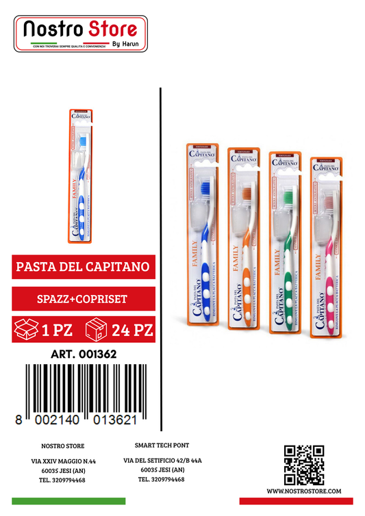 PASTA DEL CAPITANO SPAZZ+COPRISET.FAMILY MEDIO