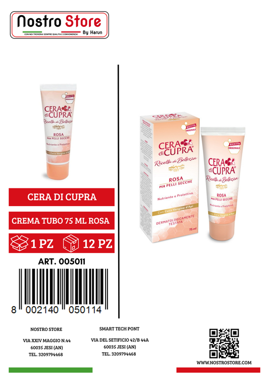 CERA DI CUPRA CREMA TUBO 75 ML ROSA