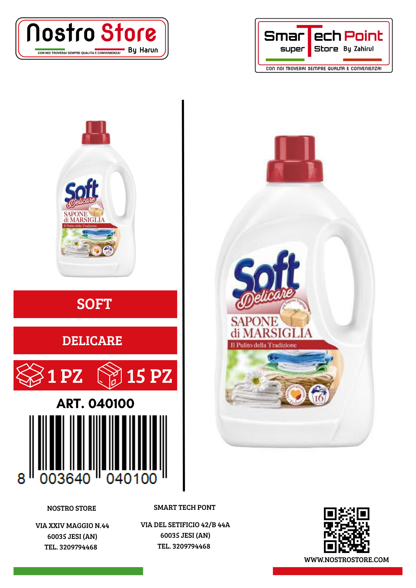 SOFT DELICARE SAPONE DI MARSIGLIA 16 LAV. 900ML