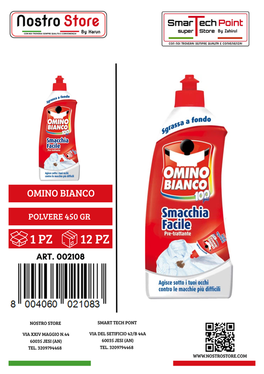 OMINO BIANCO SMACCHIA FACILE 500ML
