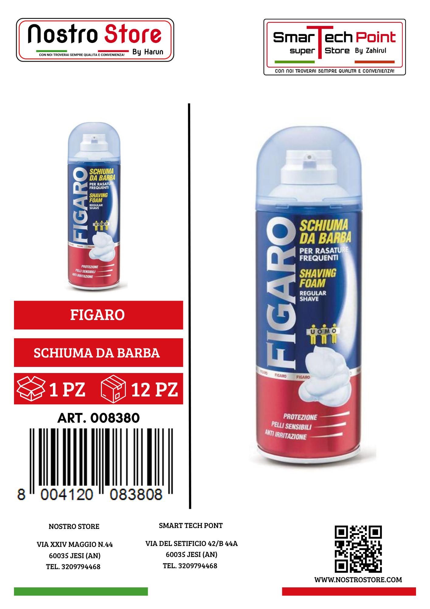 FIGARO SCHIUMA DA BARBA 100ML