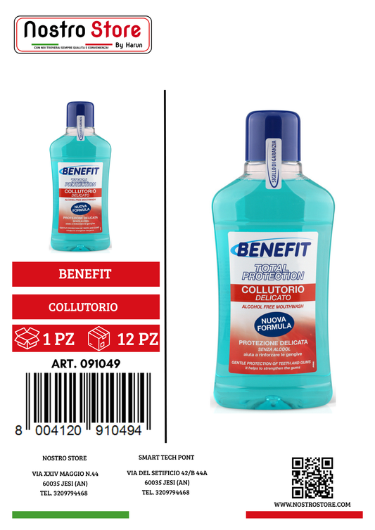 BENEFIT COLLUTORIO TOTAL PROTECTION 500ML