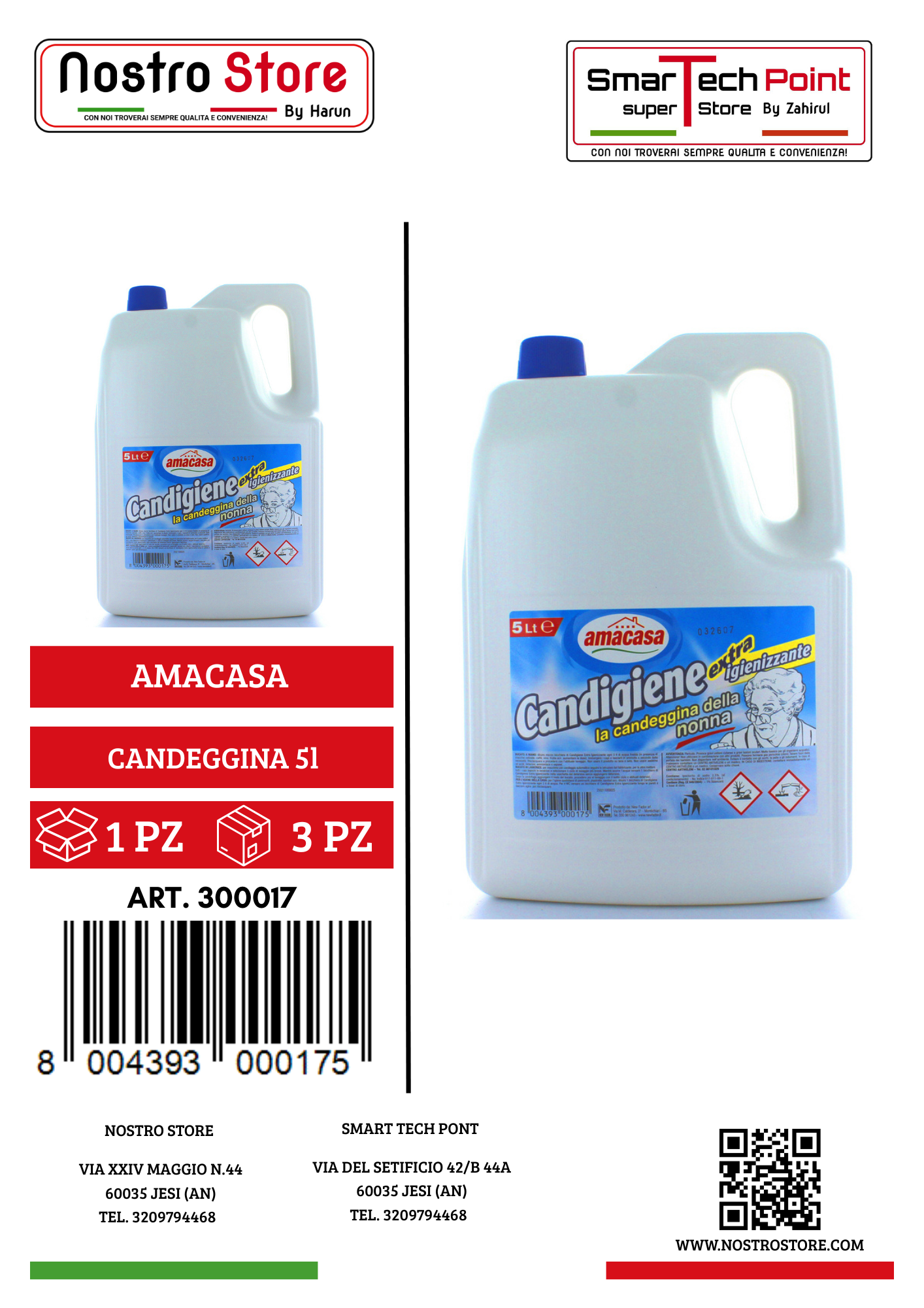 AMACASA CANDEGGINA DELLA NONNA 5LT