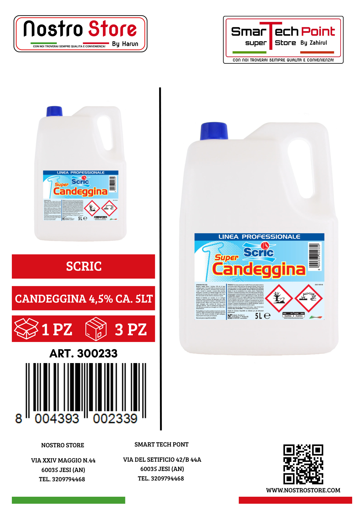 SCRIC CANDEGGINA 4,5% CA. 5LT