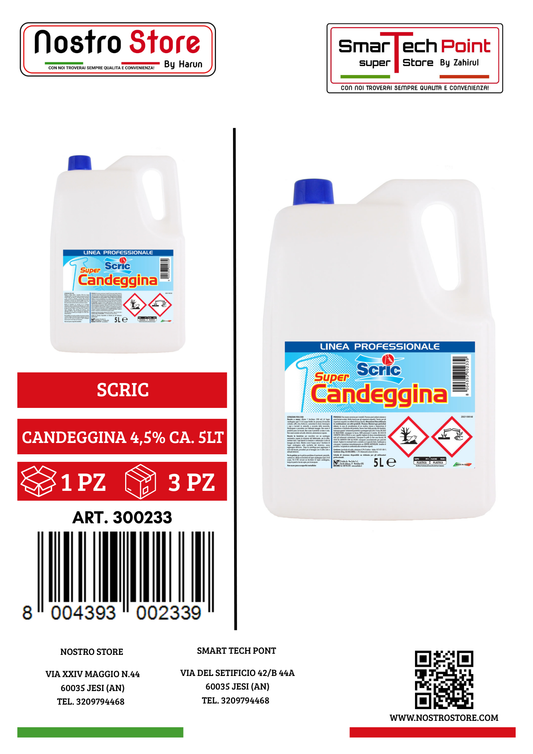 SCRIC CANDEGGINA 4,5% CA. 5LT