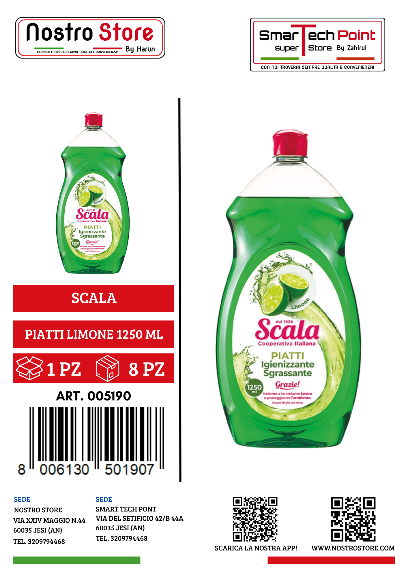 SCALA PIATTI LIMONE 1250 ML
