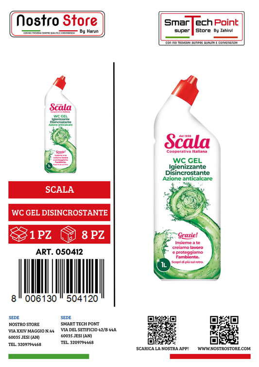 SCALA WC GEL DISINCROSTANTE 1000 ML