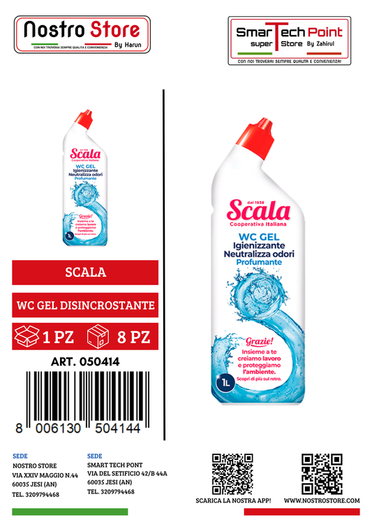 SCALA WC GEL PROFUMATO 1000 ML