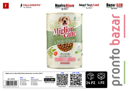 Migliorcane Le Specialità Italiane Spezzatino con Suino 405 G