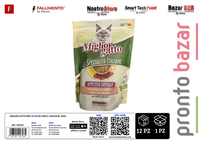 MIGLIOR GATTO SPEC ITA AP.DIF.CROCC CON SALM. 400G