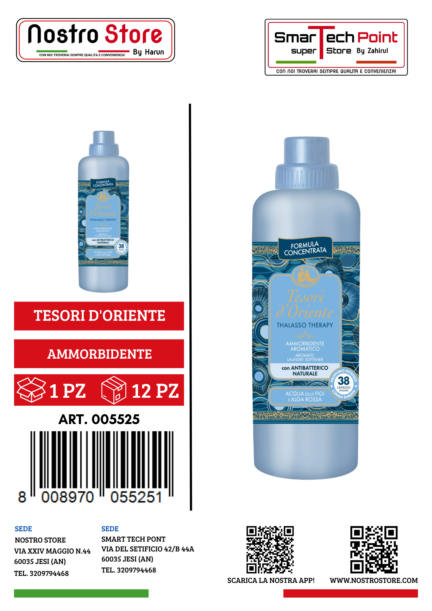 TESORI D'ORIENTE AMMORBIDENTE THALASSO THERAPY CON ANTIBATTERICO
