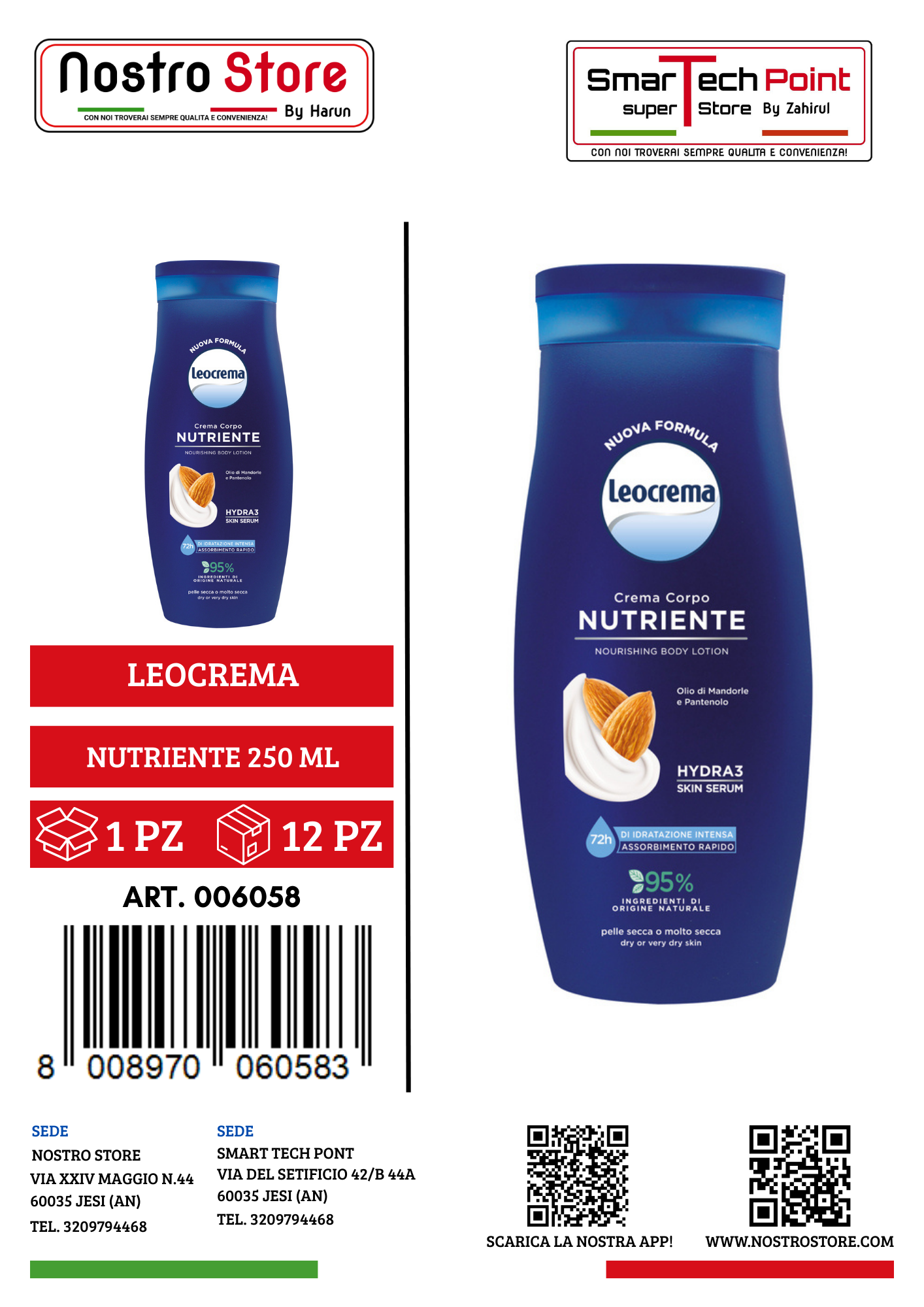 LEOCREMA CORPO FLUIDA NUTRIENTE 250 ML