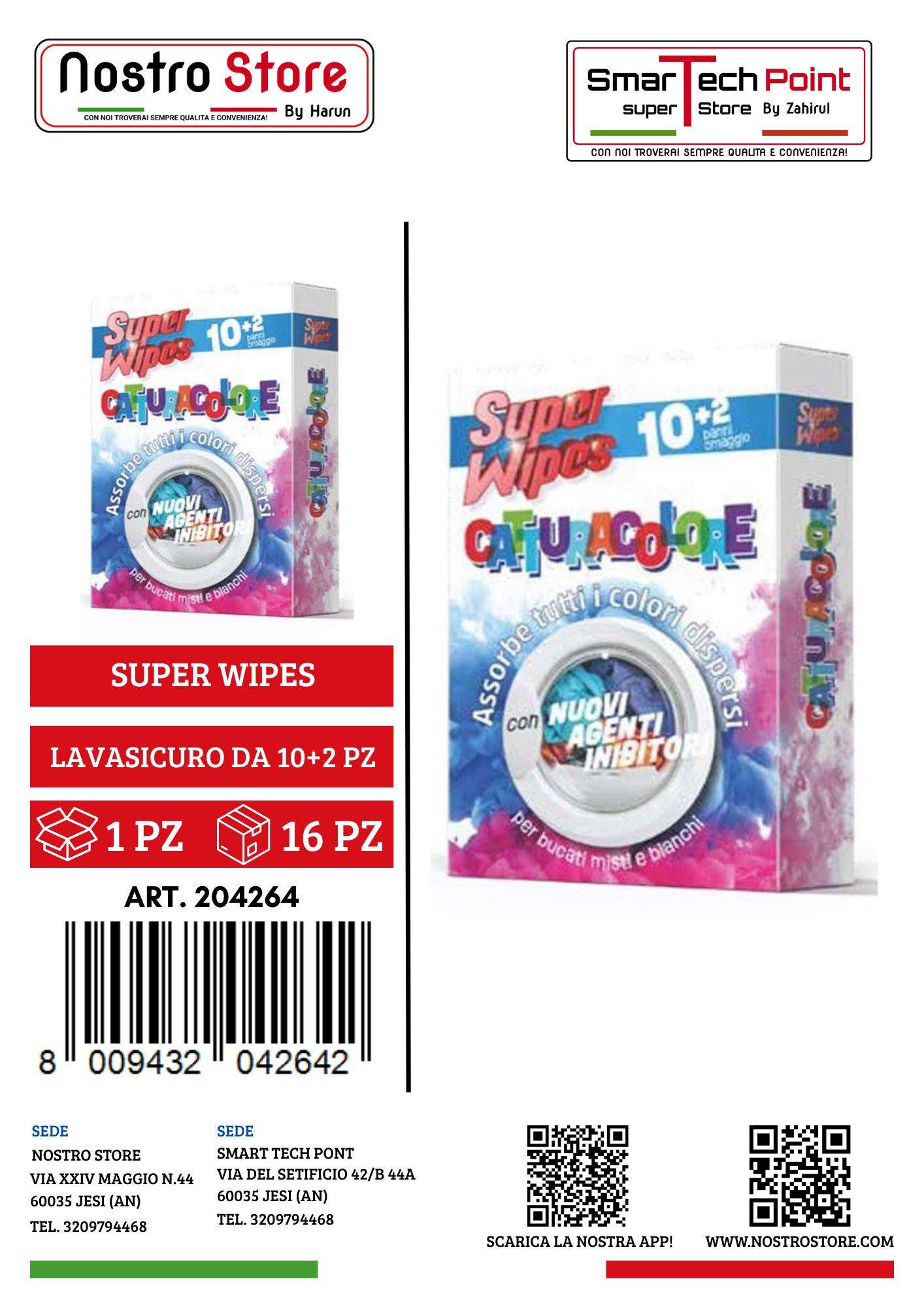 SUPER WIPES LAVASICURO DA 10+2 PZ