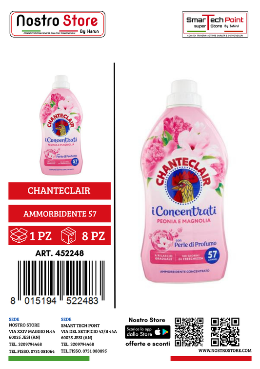 CHANTECLAIR AMMORBIDENTE CONC.PEONIA&MAGN.57LAV 1140ML
