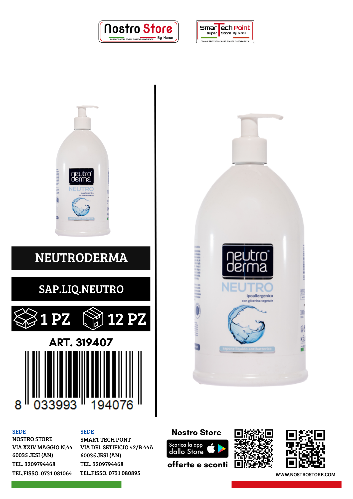 NEUTRODERMA SAP.LIQ.NEUTRO ANTIBATTERICO 1000ML