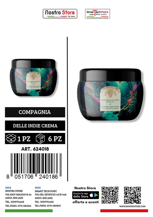 COMPAGNIA DELLE INDIE BURRO CORPO 11 ORCHIDEA CEDRO 250ML