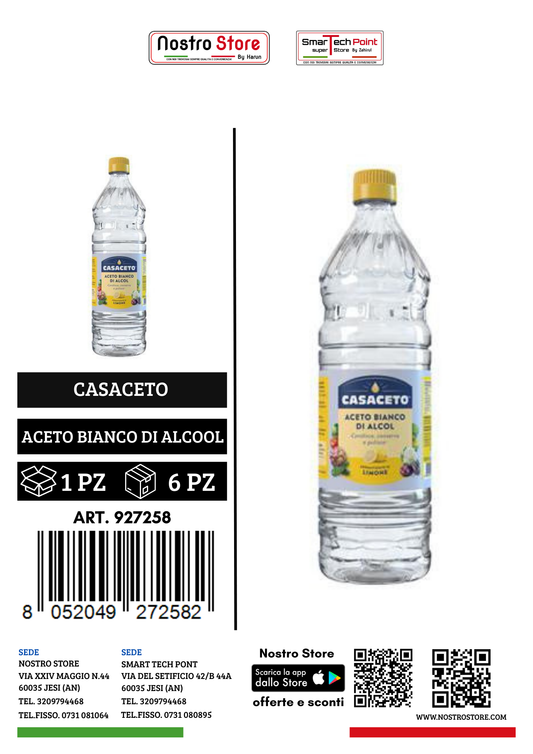 CASACETO ACETO BIANCO DI ALCOOL 1L LIMON