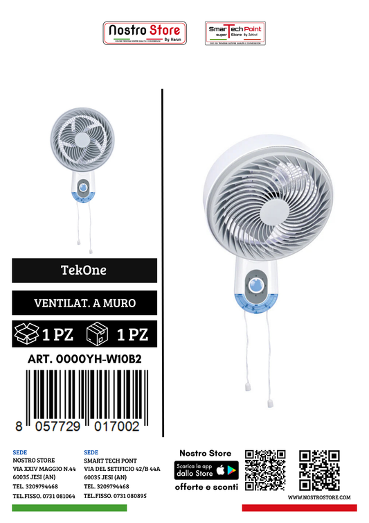 VENTILATORE A MURO