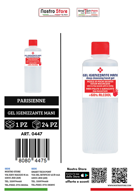 PARISIENNE GEL IGENIZZANTE MANI 125 ML