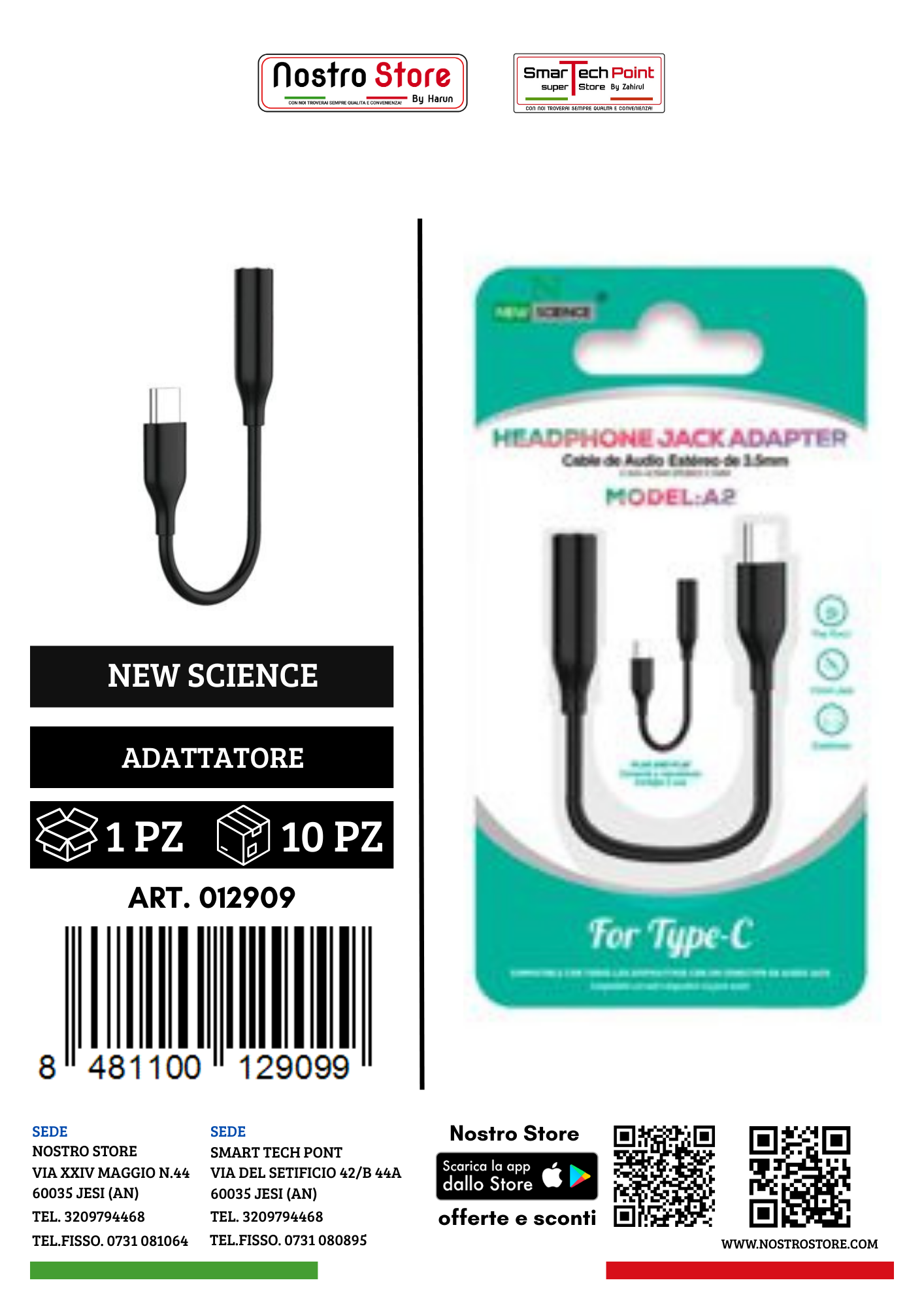 ADATTATORE PER TYPE-C A2