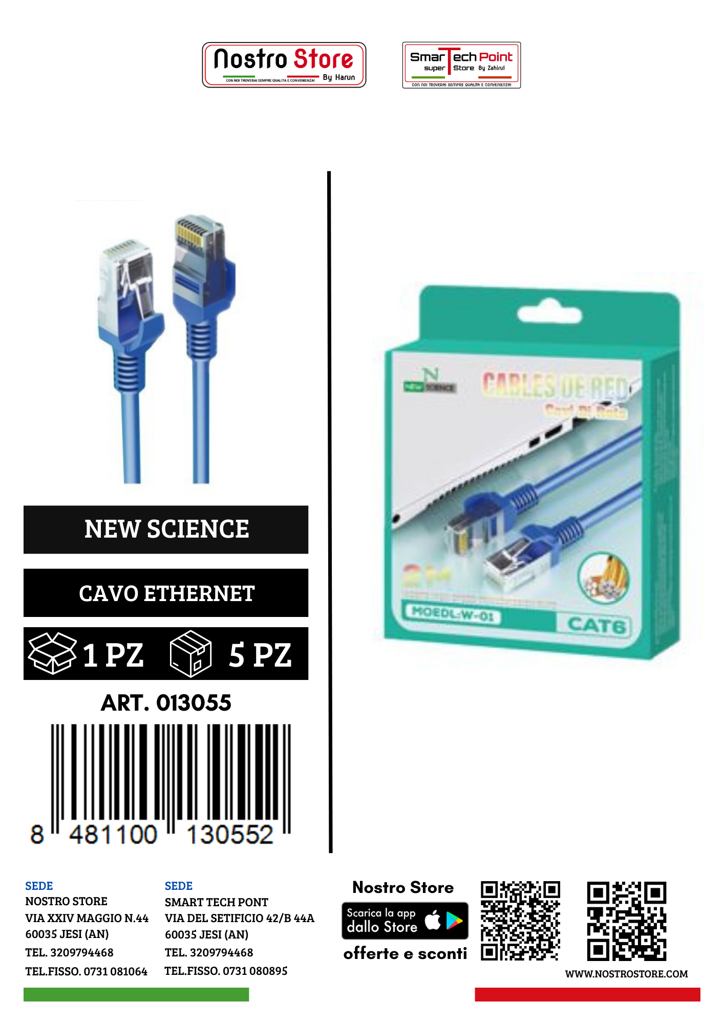 CAVO ETHERNET 2M