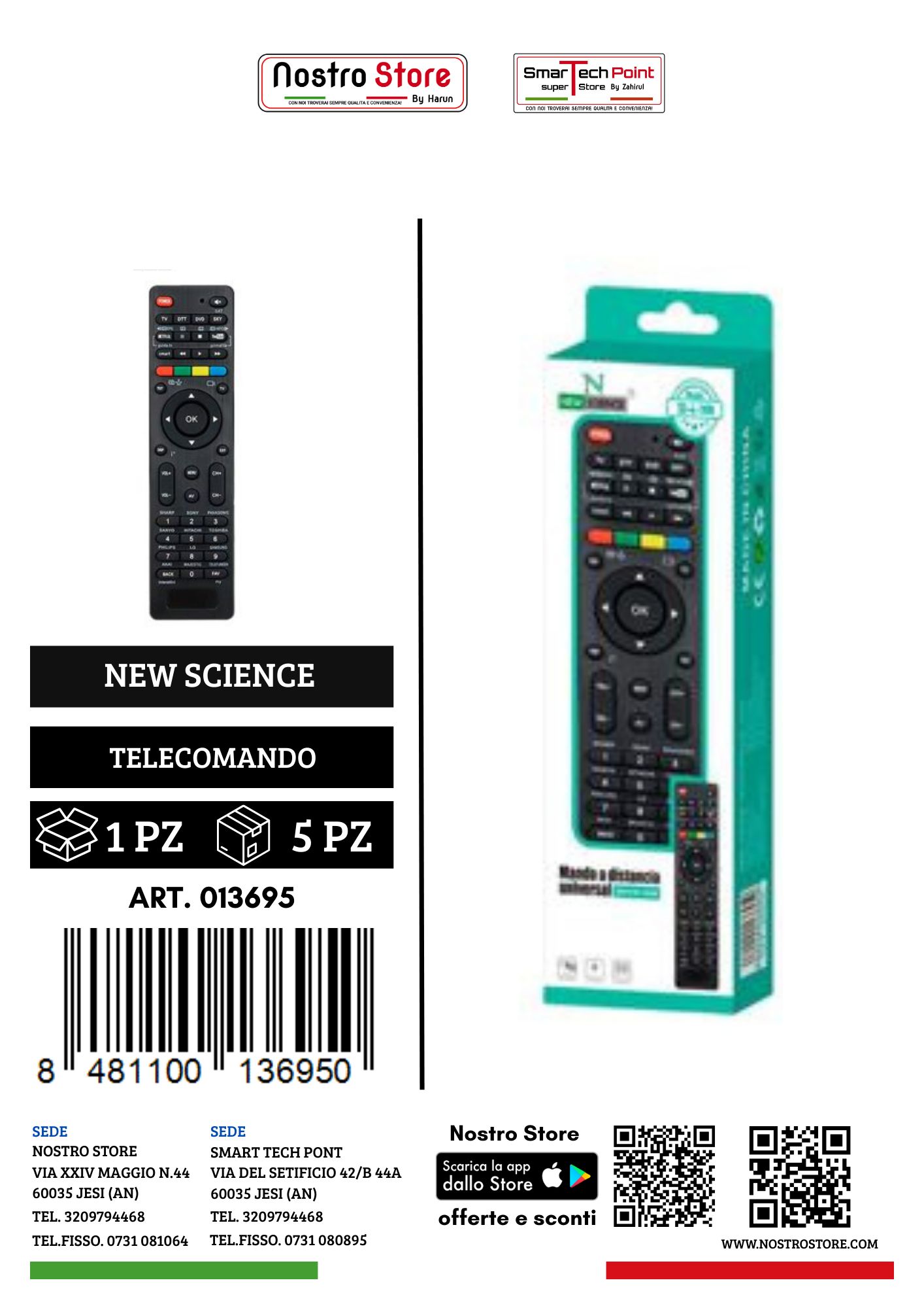 TELECOMANDO UNIVERSAL SD-4-1WN