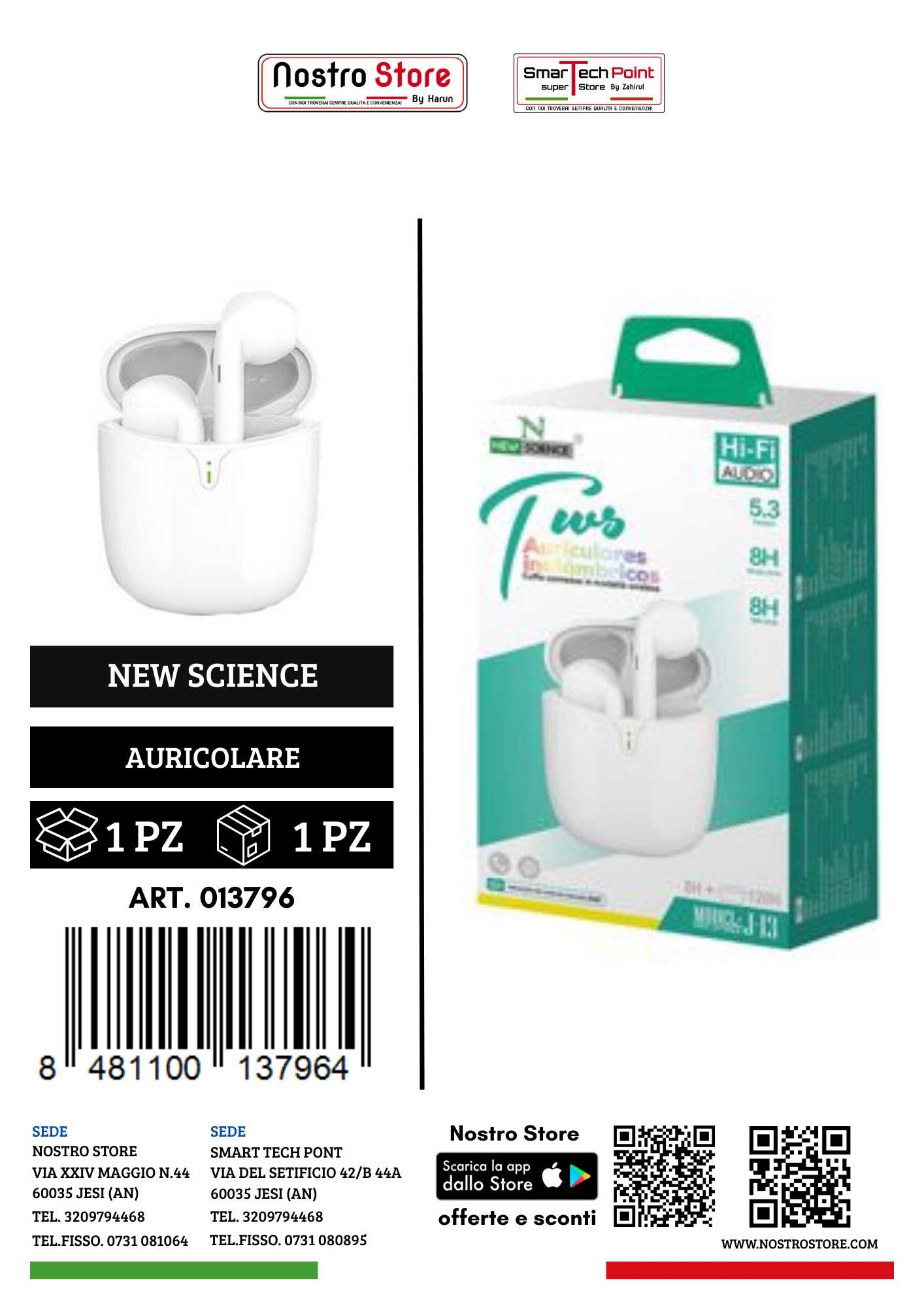 AURICOLARE  BLUETOOTH