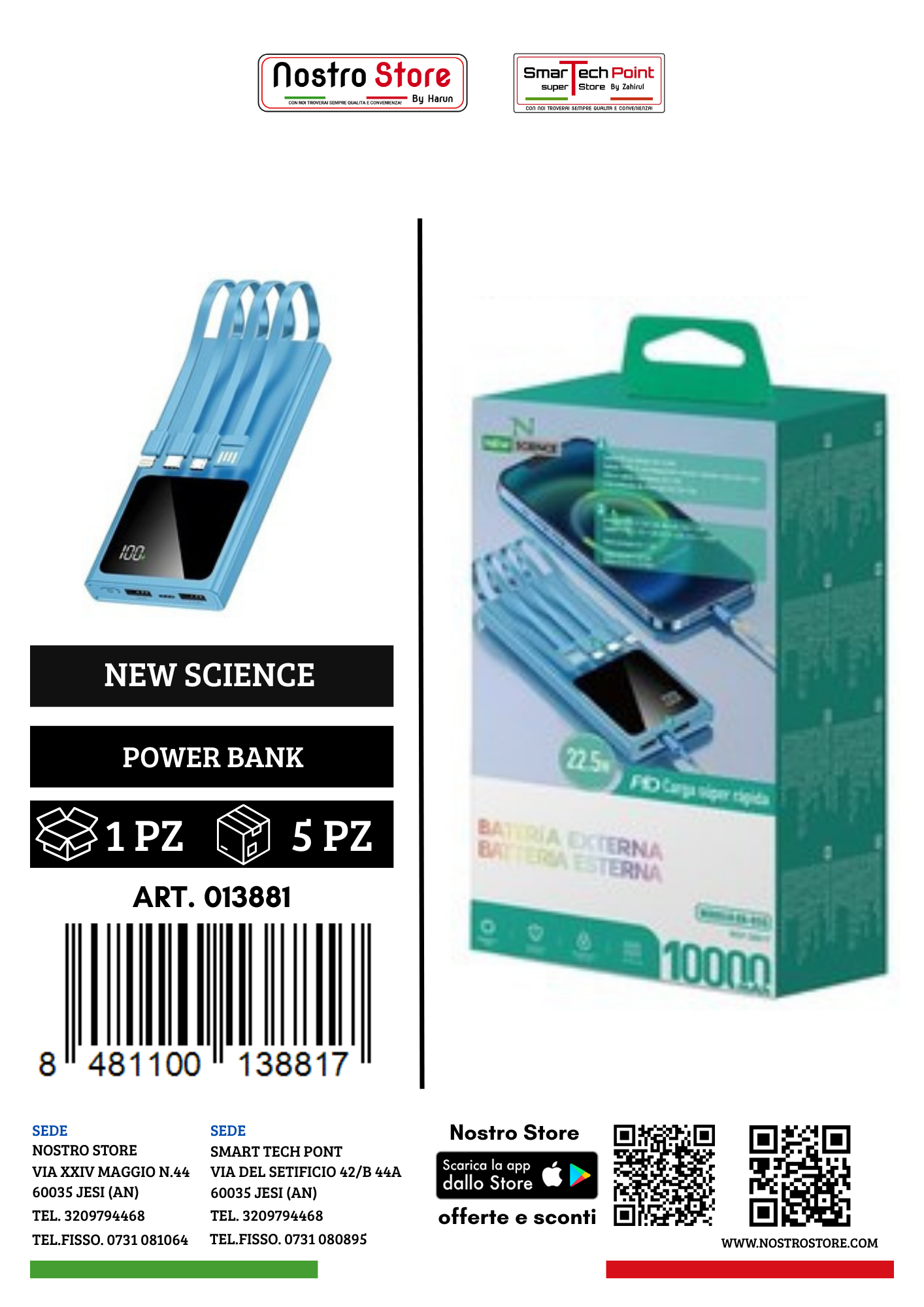 POWER BANK 10000MAH DX-95S