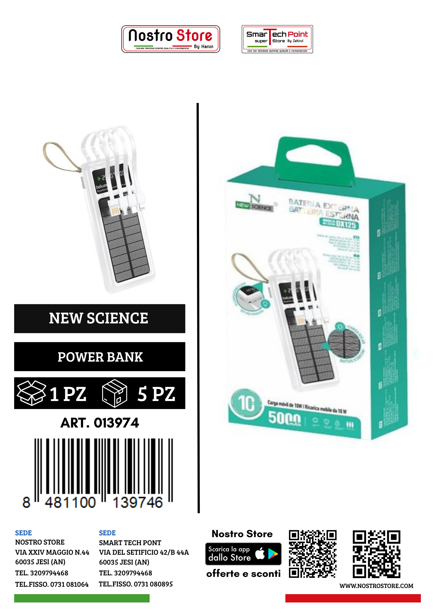 POWER BANK 5000MAH DX125