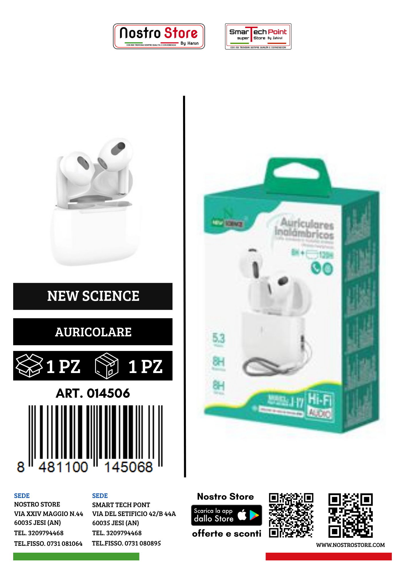 AURICOLARE  BLUETOOTH