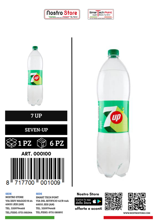 SEVEN UP 1500 ML PET IT