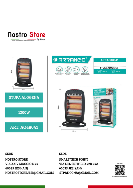 STUFA ALOGENA 1200W