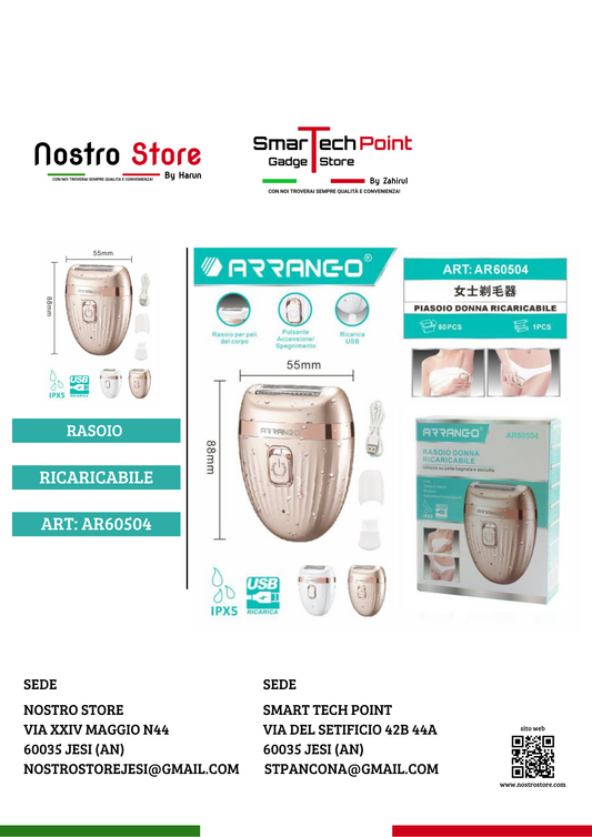 RASOIO ELETTRICO DA DONNA