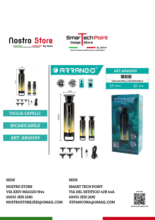 TAGLIA CAPELLI RACARICABILE