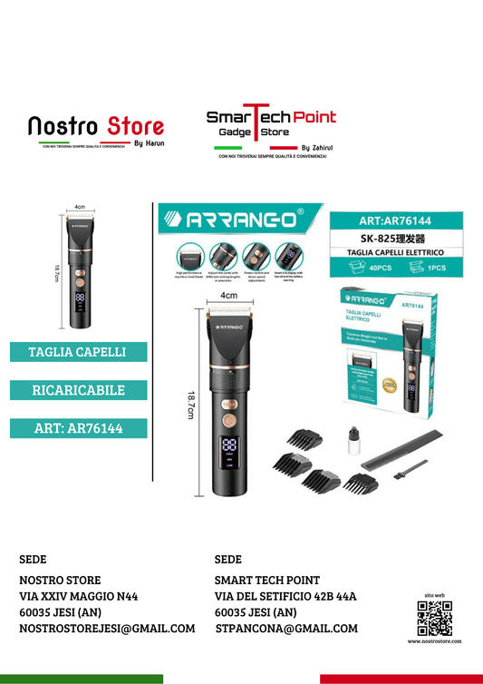 TAGLIA CAPELLI RACARICABILE