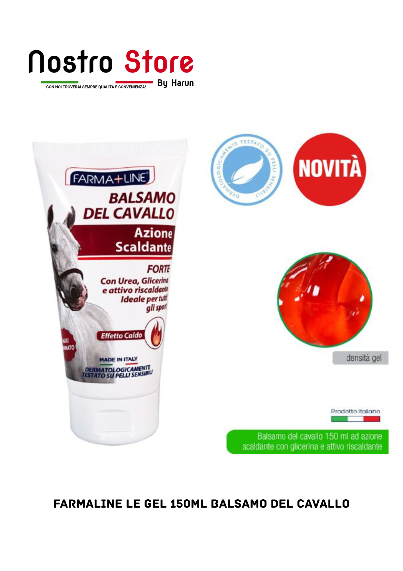 FARMALINE LE GEL 150ML BALSAMO DEL CAVALLO