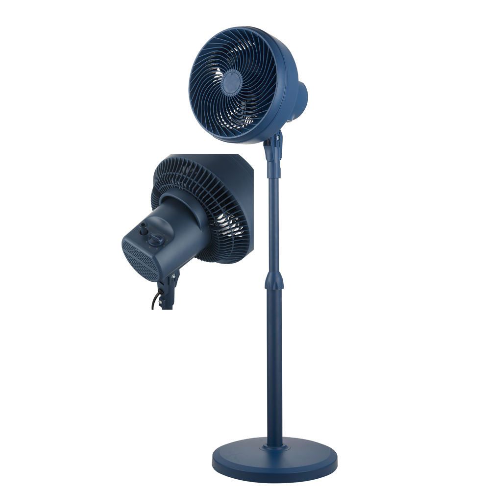 VENTILATORE IBERIC NERO 3 VELOCITA' 230V/50HZ/90W/DIAM.26CM H106
