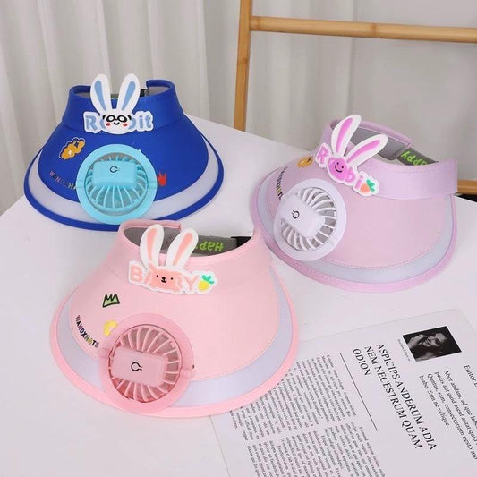 CAPELLO CON VISIERA E MINI VENTILATORE INTEGRATO