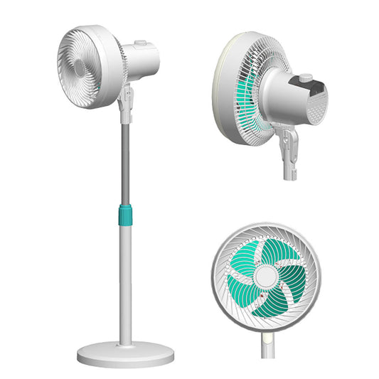 VENTILATORE IBERIC BIANCO 3 VELOCITA' 230V/50HZ/75W/DIAM.26CM H106