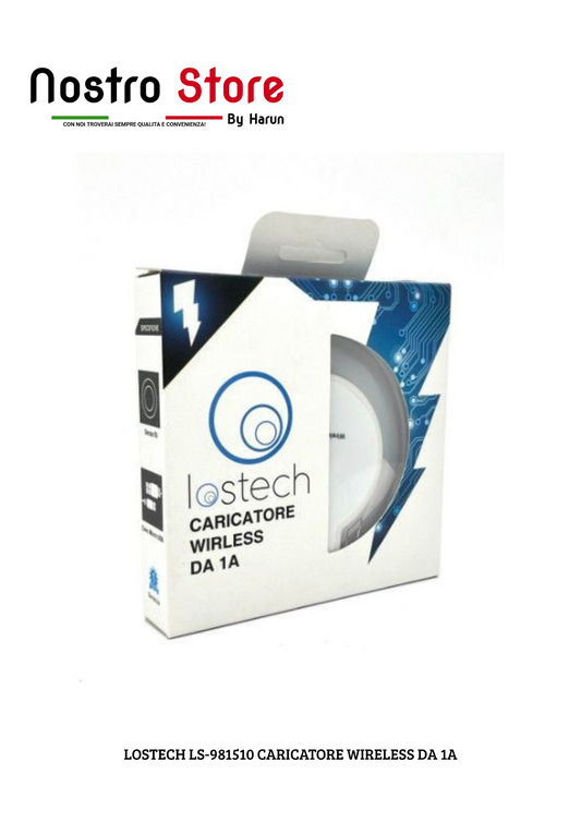 LOSTECH LS-981510 CARICATORE WIRELESS DA 1A