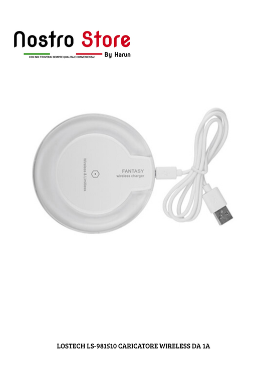 LOSTECH LS-981510 CARICATORE WIRELESS DA 1A