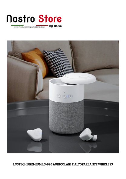 LOSTECH PREMIUM LS-B20 AURICOLARI E ALTOPARLANTE WIRELESS